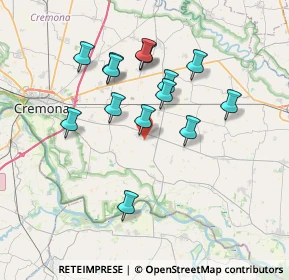 Mappa Via Guglielmo Marconi, 26048 Sospiro CR, Italia (6.53143)