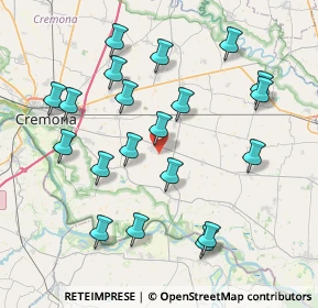 Mappa Via Guglielmo Marconi, 26048 Sospiro CR, Italia (8.2645)