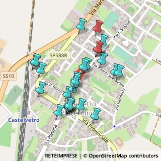 Mappa Via A. Bernini, 29010 Castelvetro Piacentino PC, Italia (0.20714)
