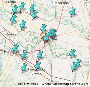 Mappa Via A. Bernini, 29010 Castelvetro Piacentino PC, Italia (18.4375)