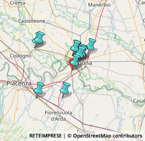 Mappa Via A. Bernini, 29010 Castelvetro Piacentino PC, Italia (8.75357)