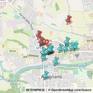 Mappa Via Francesco Baracca, 10091 Alpignano TO, Italia (0.347)