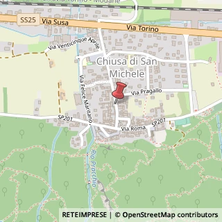 Mappa Via General Cantore, 22, 10050 Chiusa di San Michele, Torino (Piemonte)