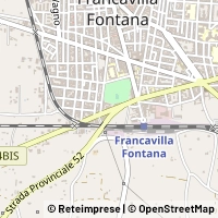 Mapa Francavilla Fontana
