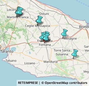 Mappa Via Bonifacio, 72021 Francavilla Fontana BR, Italia (14.41615)