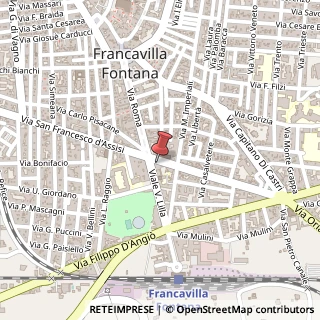 Mappa Via S. Francesco, 175, 72021 Francavilla Fontana, Brindisi (Puglia)