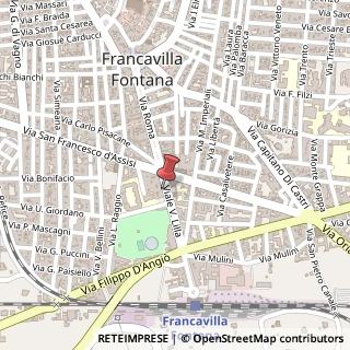 Mappa Viale Lilla Vincenzo, 10, 72021 Francavilla Fontana, Brindisi (Puglia)