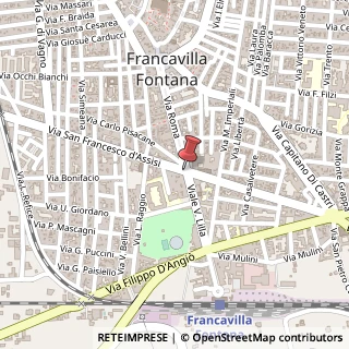 Mappa Via s. francesco d'assisi 113, 72021 Francavilla Fontana, Brindisi (Puglia)