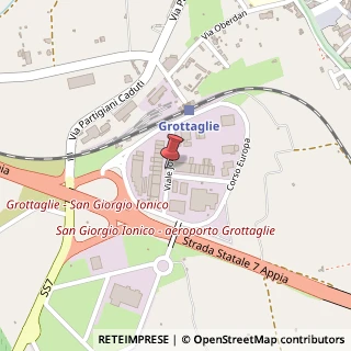 Mappa Viale Ionio, 10, 74023 Grottaglie, Taranto (Puglia)