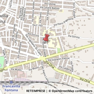 Mappa Via Isonzo, 29/a, 72021 Francavilla Fontana, Brindisi (Puglia)