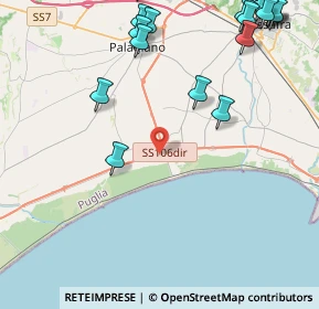 Mappa S.S. 106, 74019 Palagiano TA, Italia (6.7855)