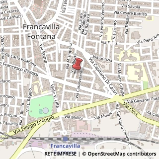 Mappa Via Casalicchio, 5, 72021 Francavilla Fontana, Brindisi (Puglia)