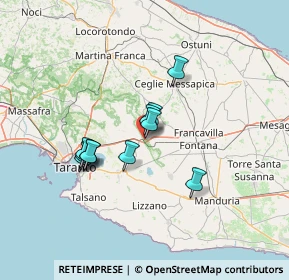 Mappa Via Benedetto XV, 74023 Grottaglie TA, Italia (11.28818)