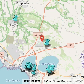 Mappa Via Amendola, 74123 Paolo VI TA, Italia (6.4535)