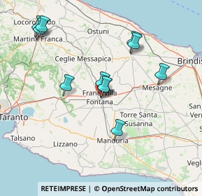 Mappa Via Capitano Di Castri, 72021 Francavilla Fontana BR, Italia (15.54182)