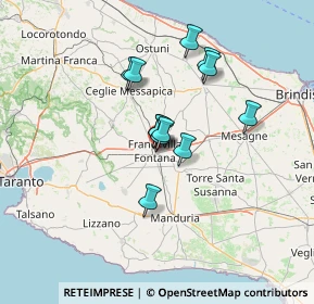 Mappa Via Giovanni di Castri, 72021 Francavilla Fontana BR, Italia (10.52583)