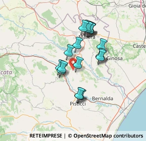 Mappa Via Oreste Leonardi, 75016 Pomarico MT, Italia (12.3935)