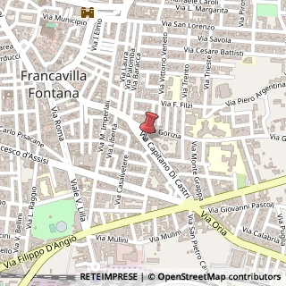 Mappa Via Giovanni di Castri, 50, 72021 Francavilla Fontana, Brindisi (Puglia)