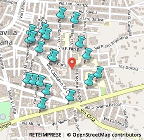 Mappa Via Monte Grappa, 72021 Francavilla Fontana BR, Italia (0.2755)