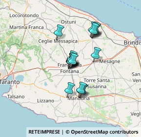 Mappa Via Monte Grappa, 72021 Francavilla Fontana BR, Italia (9.89611)