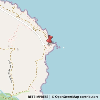 Mappa Str. per Faro Vecchio di Capo Comino, Siniscola NU, Italia,  Siniscola, Nuoro (Sardegna)