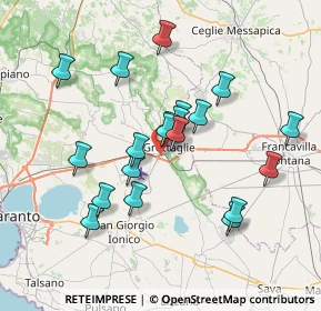 Mappa Corso Europa, 74023 Grottaglie TA, Italia (7.149)