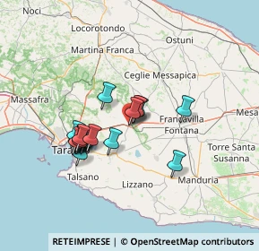 Mappa Viale Ionio, 74023 Grottaglie TA, Italia (12.45)