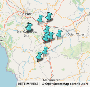 Mappa Circonvallazione Antonio Sassu, 07047 Thiesi SS, Italia (10.447)