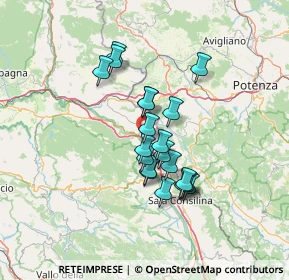 Mappa Via S. Giacomo Polla, 84035 Polla SA, Italia (11.345)