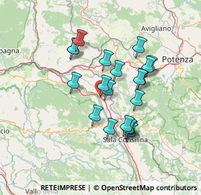 Mappa Via S. Giacomo Polla, 84035 Polla SA, Italia (12.7035)