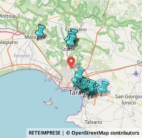 Mappa SP 48, 74123 Taranto TA, Italia (6.631)