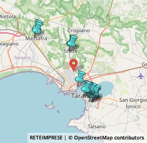Mappa SP 48, 74123 Taranto TA, Italia (7.39)