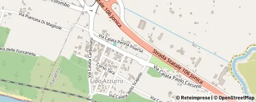 Mappa Tarente