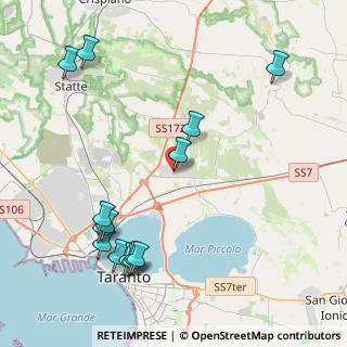 Mappa Piazza Salvatore Carnevale, 74124 Taranto TA, Italia (5.47)