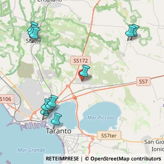 Mappa Piazza Salvatore Carnevale, 74124 Taranto TA, Italia (5.90727)
