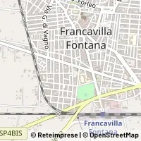 Mapa Francavilla Fontana