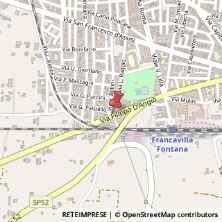 Mappa Via Filippo d'Angi?, 84, 72021 Francavilla Fontana, Brindisi (Puglia)