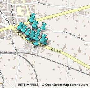 Mappa Via Oria, 72021 Francavilla Fontana BR, Italia (0.18667)