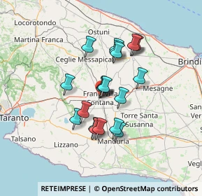 Mappa Via Pietro Palumbo, 72021 Francavilla Fontana BR, Italia (11.6375)