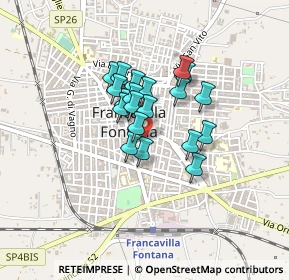 Mappa Via Pietro Palumbo, 72021 Francavilla Fontana BR, Italia (0.303)