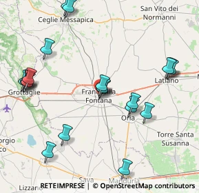 Mappa Via Pietro Palumbo, 72021 Francavilla Fontana BR, Italia (10.037)