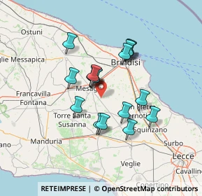 Mappa C.da Ospedale, 72023 Mesagne BR, Italia (11.80647)