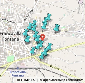 Mappa Via Montebello, 72021 Francavilla Fontana BR, Italia (0.3595)