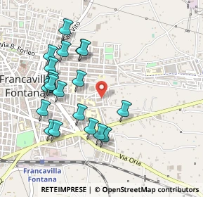 Mappa Via Montebello, 72021 Francavilla Fontana BR, Italia (0.534)