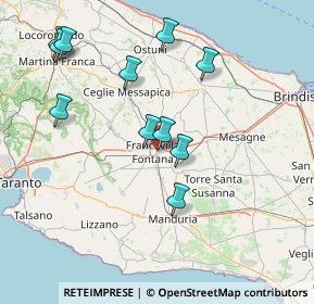 Mappa Via Montebello, 72021 Francavilla Fontana BR, Italia (16.87364)