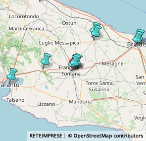 Mappa Via Montebello, 72021 Francavilla Fontana BR, Italia (19.98)