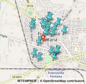 Mappa Via Galasso, 72021 Francavilla Fontana BR, Italia (0.381)