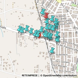 Mappa Via Per le Grottaglie, 72021 Francavilla Fontana BR, Italia (0.20741)