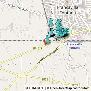 Mappa Via per carosino km 0, 72021 Francavilla Fontana BR, Italia (0.34444)