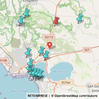 Mappa Via Amedeo Sommovigo, 74123 Paolo VI TA, Italia (5.60625)